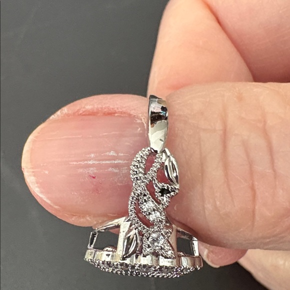 OVAL CUBIC ZIRCONIA RING - Picture 6 of 7